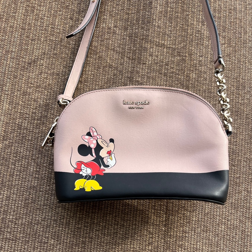 Kate Spade Minnie Mouse Mini Dome Pink Crossbody